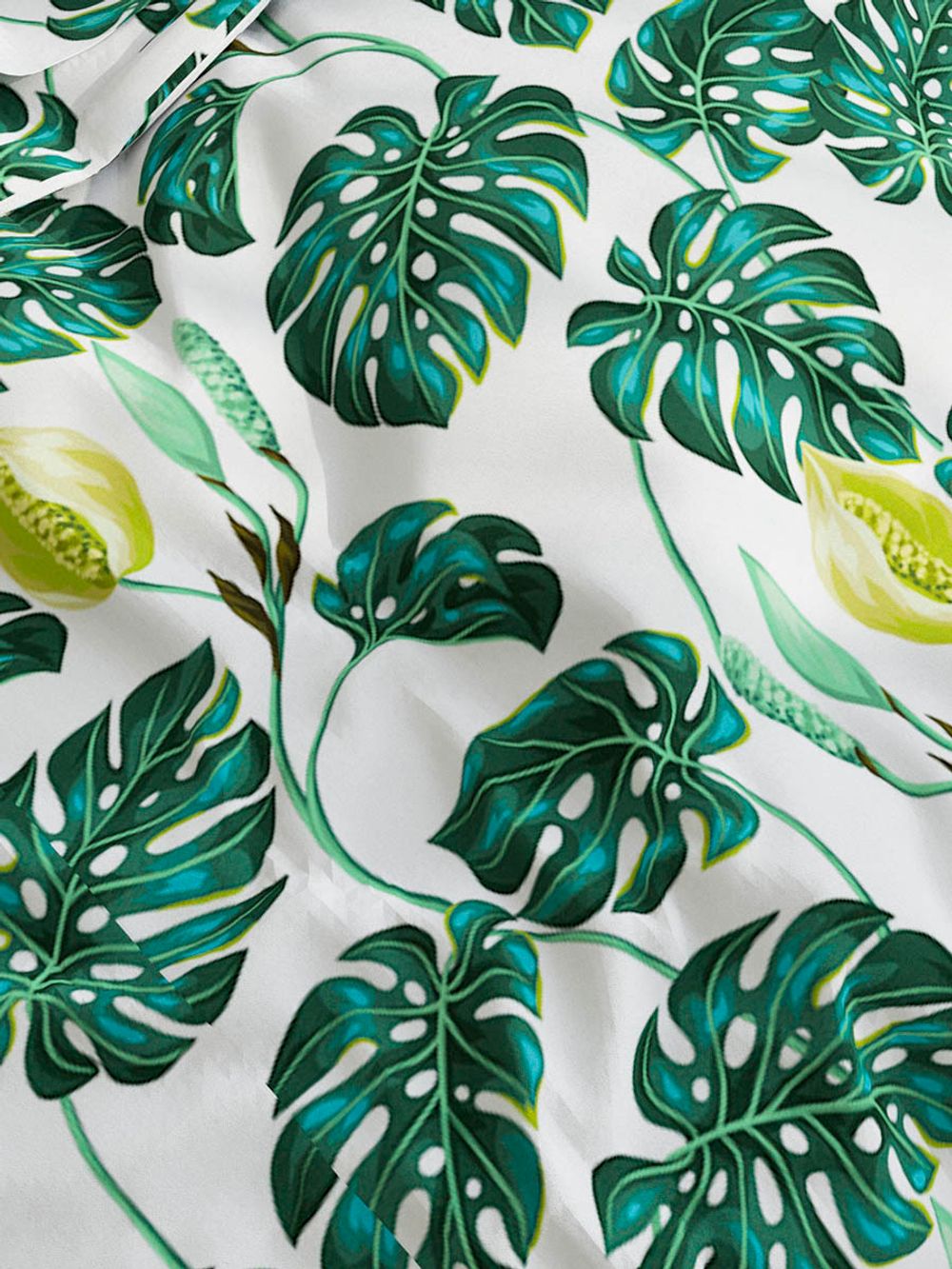 Постельное белье полисатин Simple House "Filiko" 2-спальное Наволочка 50х70 см 2 шт Простынь на резинке 160x200 см Пододеяльник 175x215 см