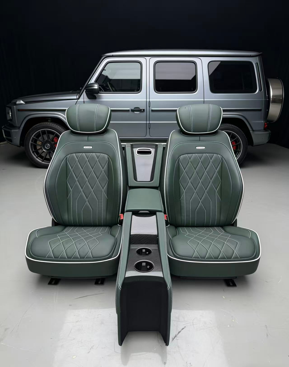 Капитансккие сиденья заднего ряда для Mercedes Benz G class W465 W464 W463(A) G63 G450 G500 G550 G580 G700 2025+ Гелик гелентваген кресла VIP