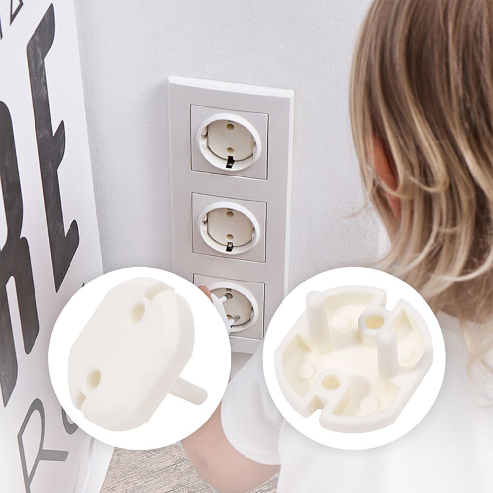 Заглушки для розеток, 3,7х3,3х2,5 см, PP (6 шт/уп) HALSA