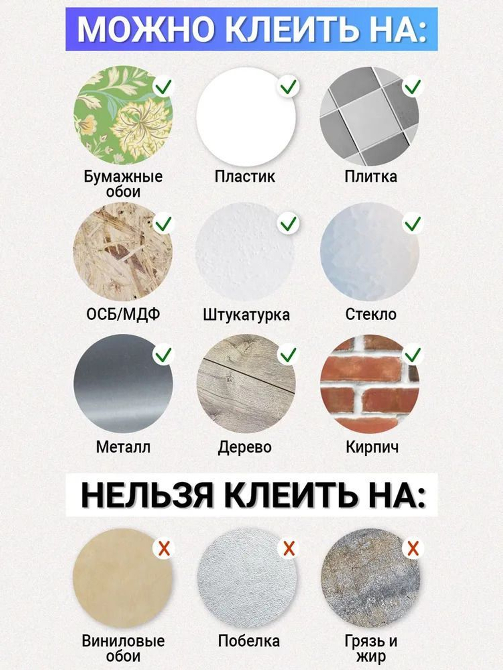 Самоклеящаяся панель Grace "Фокси", ПВХ, влагостойкая, голубая, рельефная