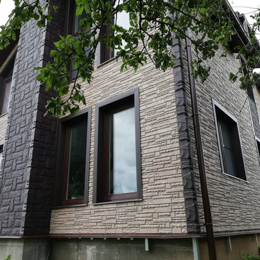 Монтаж фасадных панелей