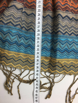 Шарф длинный в полоску