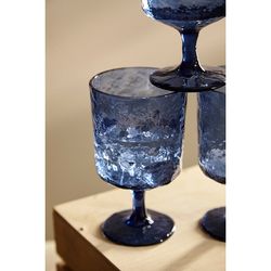 Набор бокалов из акрила Arctic для вина, 280 мл, синий, 4 шт.