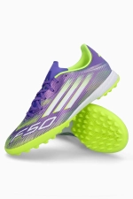 Сороконожки adidas F50 League TF - фиолетовый