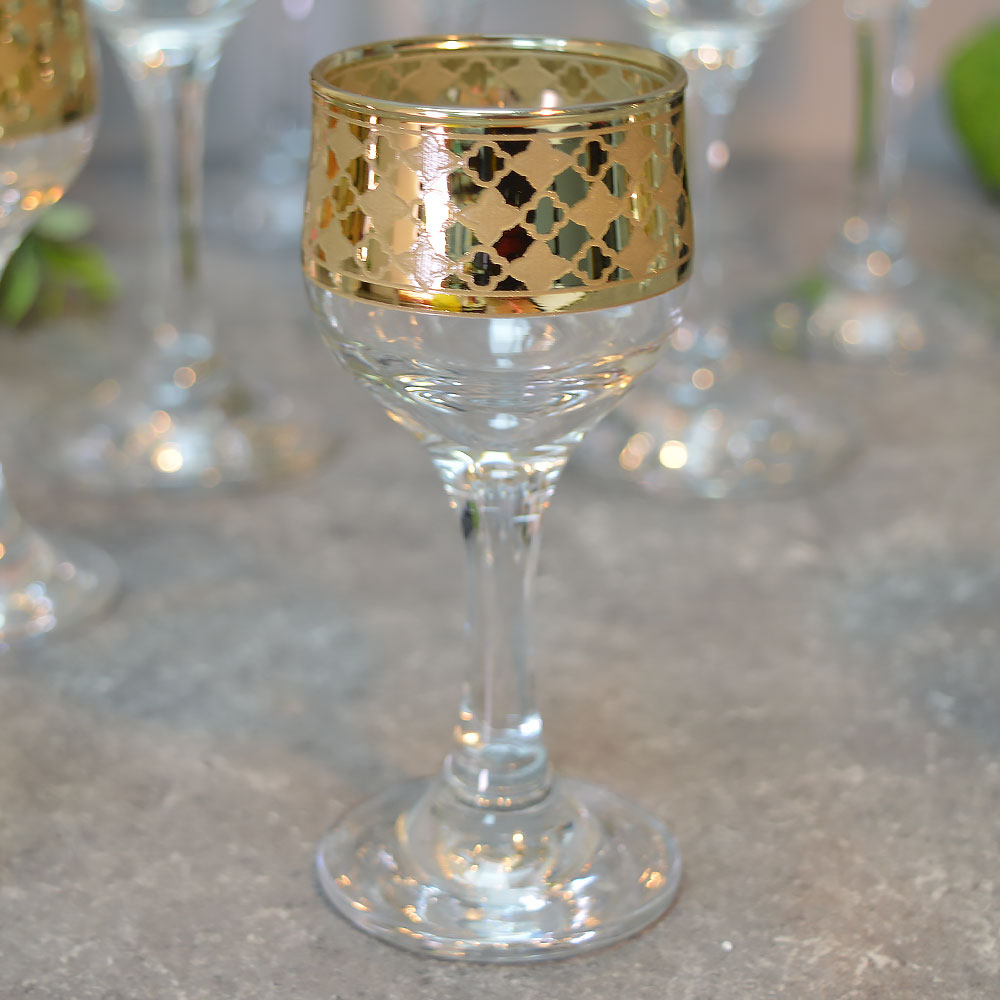 Набор 12 предметов (6 бокалов, 6 рюмок) "Калейдоскоп"