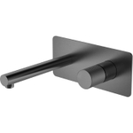 Смеситель для раковины Boheme Stick 125-GM.4 С ВНУТРЕННЕЙ ЧАСТЬЮ, Gun Metal SPIRALE