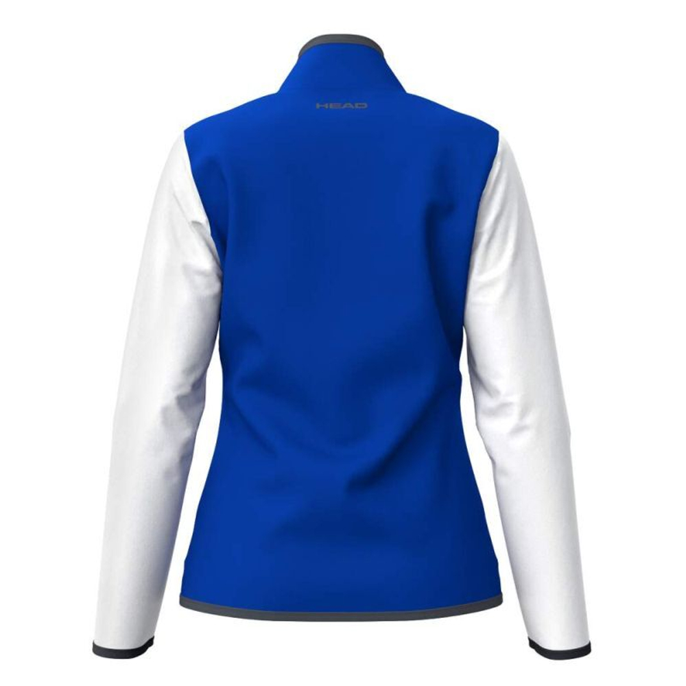 Женская Кофта теннисная Head Club 25 - royal blue/white