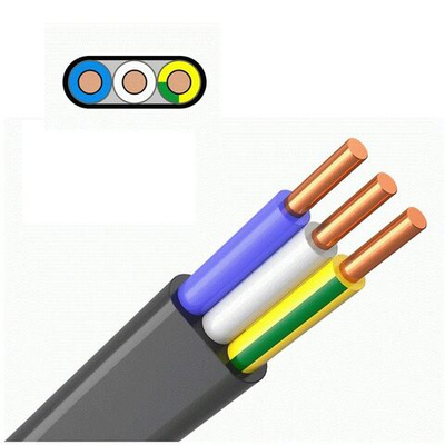 Кабель ВВГ-Пнг(А)- LSLTx 3х6 ОК (N PE) 0.66кВ ГОСТ 100м