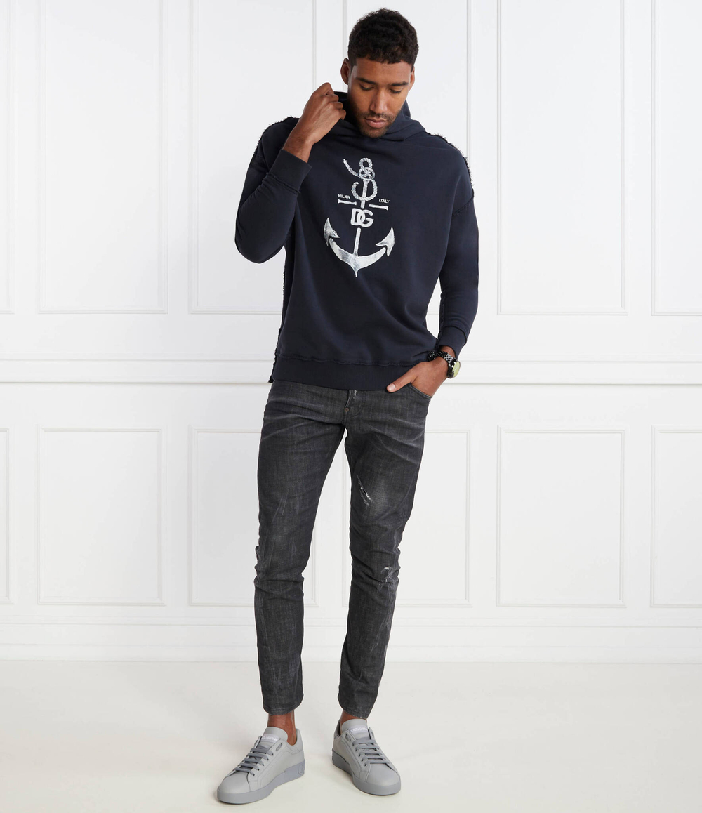 Худи Dolce & Gabbana - темно-синий(G9AUOT G7K5V)
