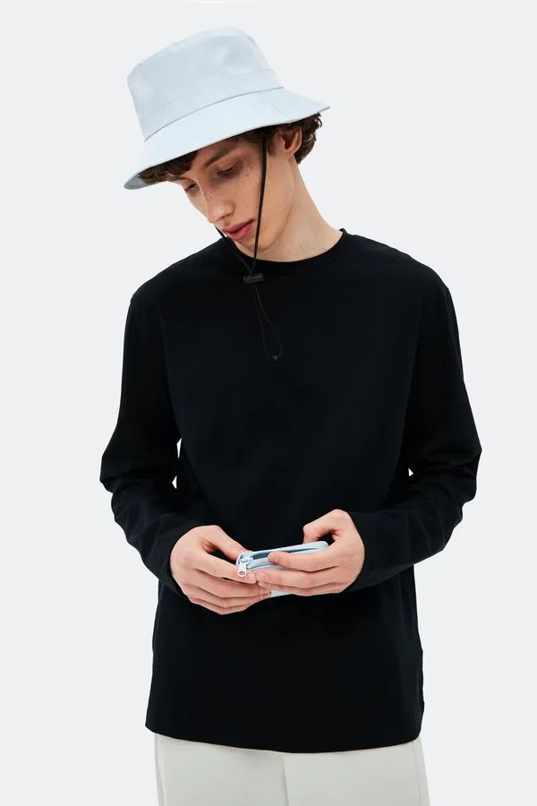 Лонгслив легкий черный - фото 4