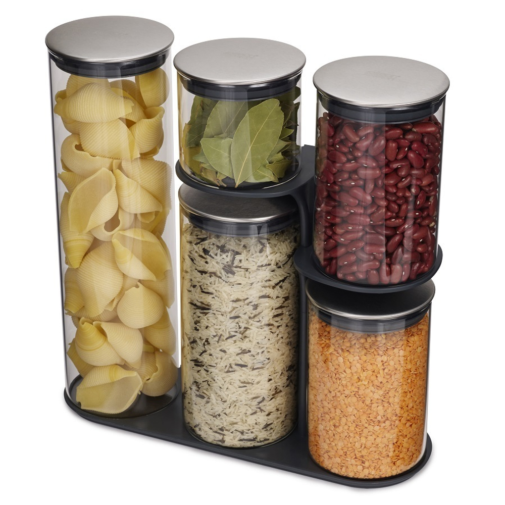 Набор из 5-ти емкостей для хранения podium 100