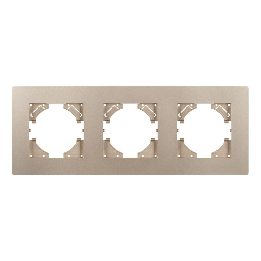 Рамка пластиковая FRM-PERIO-PL-3-GD (Arlight, -) 049757