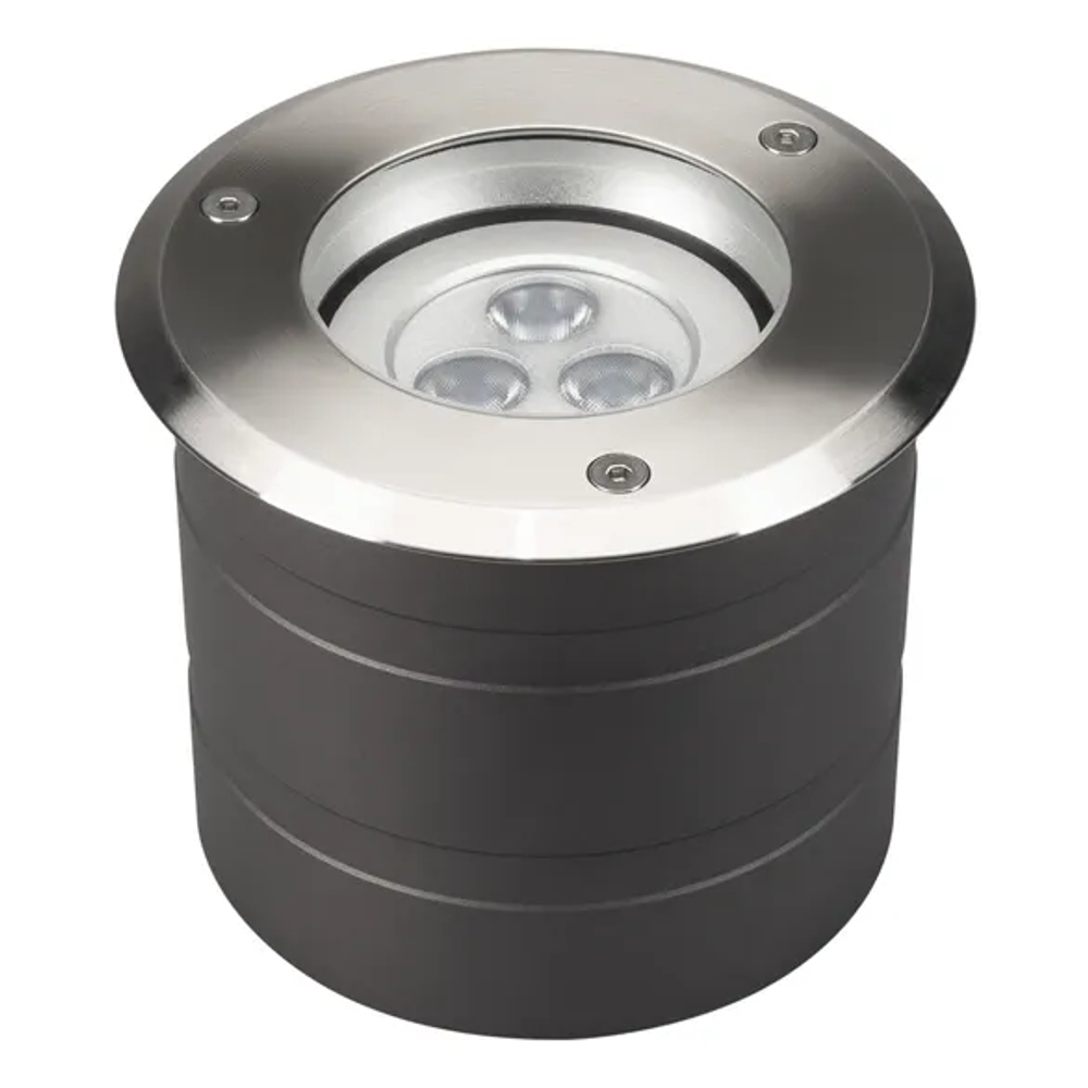 Светильник ART-GROUND-COLOR-TURN-R115-9W RGB (SL, 25 deg, 24V) (Arlight, IP67 Металл, 3 года) 024961