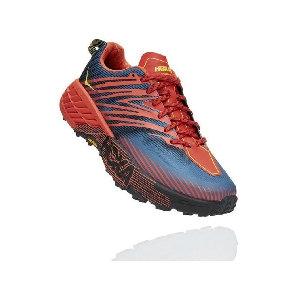 Кроссовки мужские HOKA M SPEEDGOAT 4 Fiesta / Provincial Blue