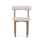 Стул Biggi, букле Turin ivory / опоры золото