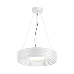 7704/40L AVRA LED SN 583 Светильник металл/пластик/белый LED 40Вт 4000K D470 IP20 MACARON