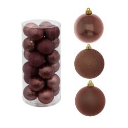 GAEM Набор из 24шт Украшение новогоднее "Шар", D 6 см, L14 W14 H30,5 см