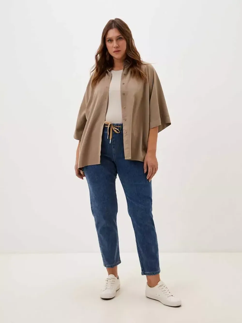 Джинсы утепленные больших размеров