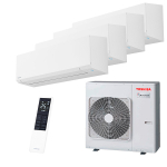 Мультисплит система на 4 комнаты Toshiba RAS-B10G3KVSG-E x 4 / RAS-4M27G3AVG-E