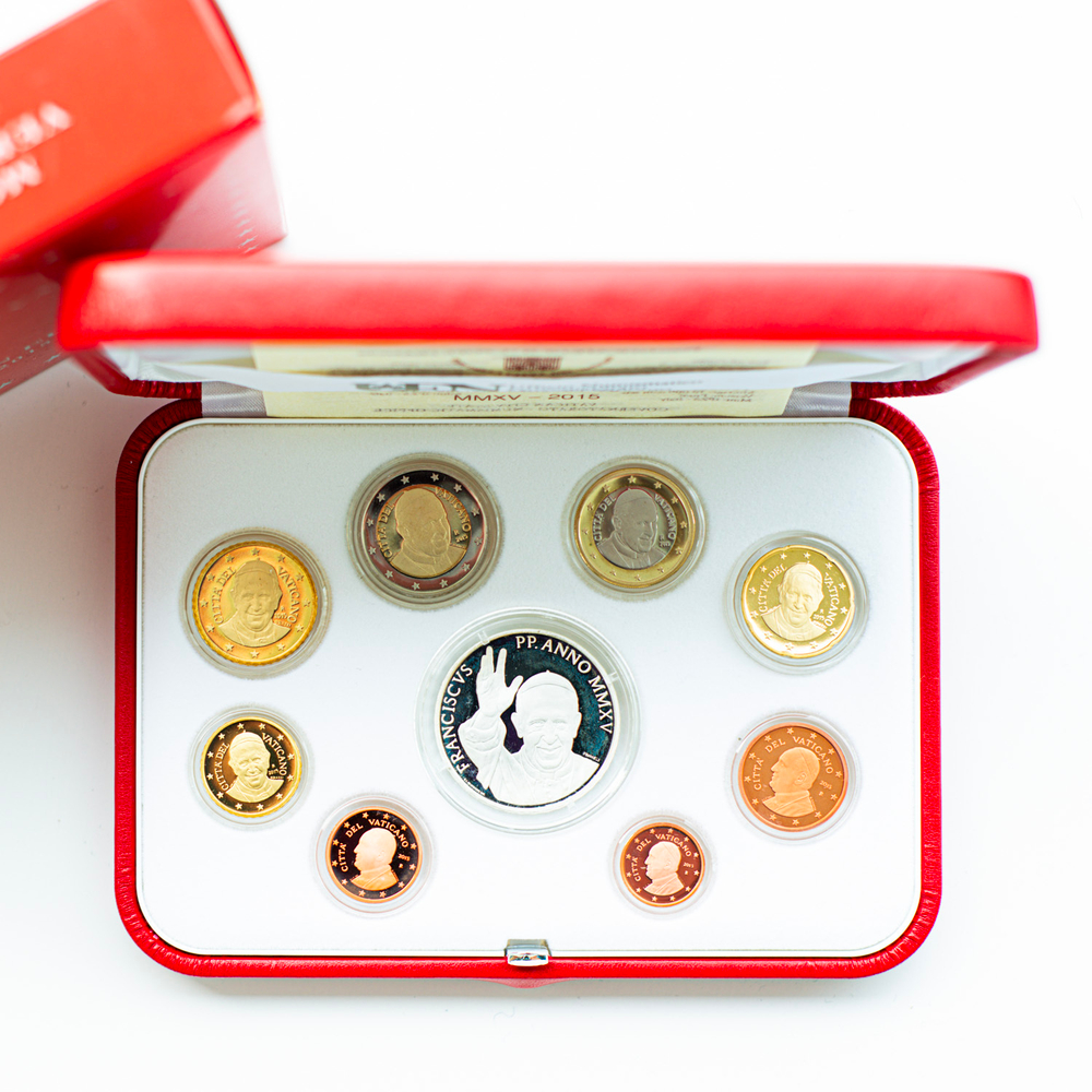 Vatican City 2015 Proof Coin Set including 20 Euro Silver