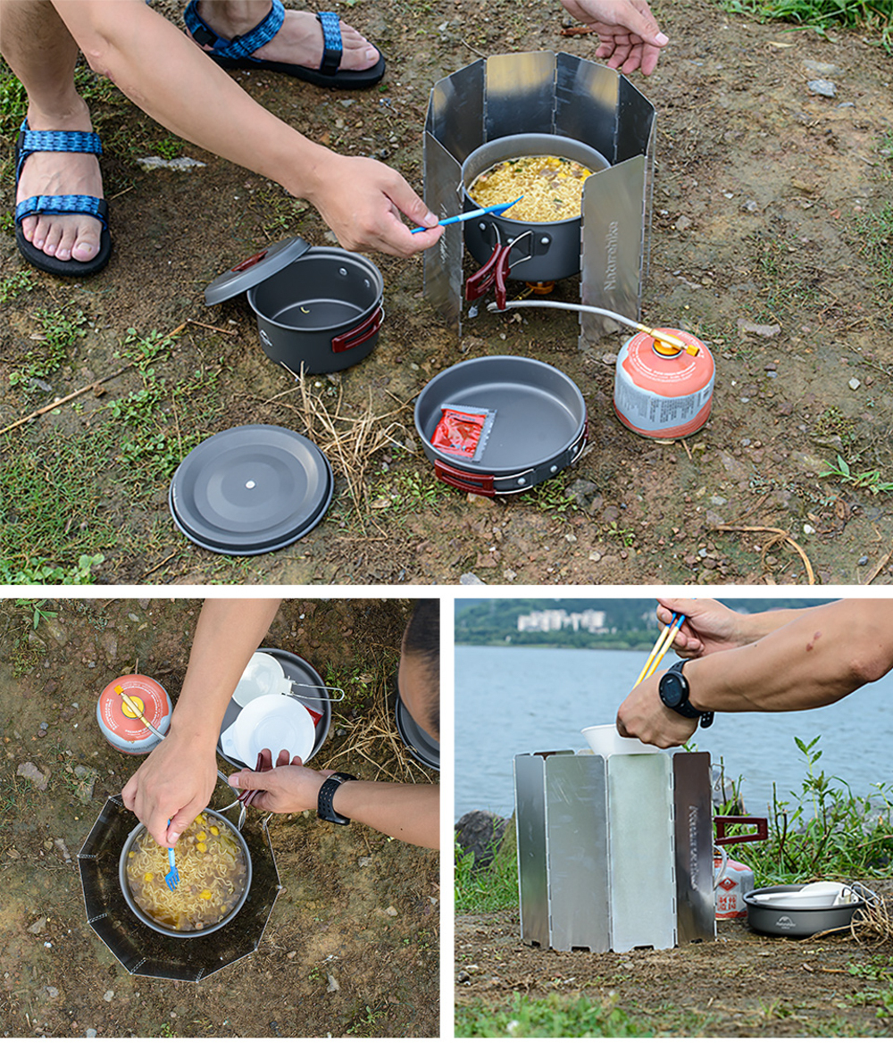ЭКРАН ВЕТРОЗАЩИТНЫЙ NATUREHIKE NH15F008-B 10 СЕКЦИЙ