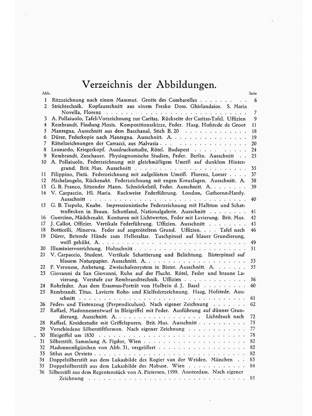 Die Handzeichnung ihre Technik und Entwicklung | J. Meder