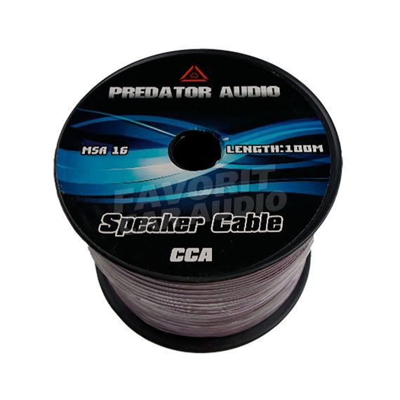 Акустический кабель Predator 16AWG 1.5мм² CCA медно-алюм. (100)