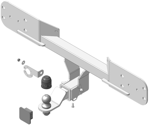 Фаркоп ОЦИНКОВАННЫЙ для Land Rover Defender 2020- ZincaR.ZL201E