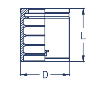 Муфта DN 06 1SN/2SN/2SC NEW TIEFFE