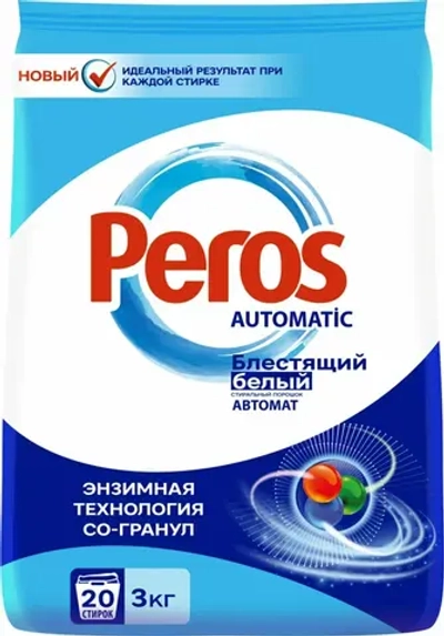Peros Стиральный порошок 3кг Для белого