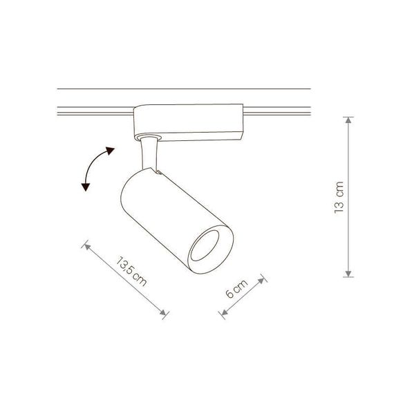 Трековый светодиодный светильник Nowodvorski Profile Iris 9007