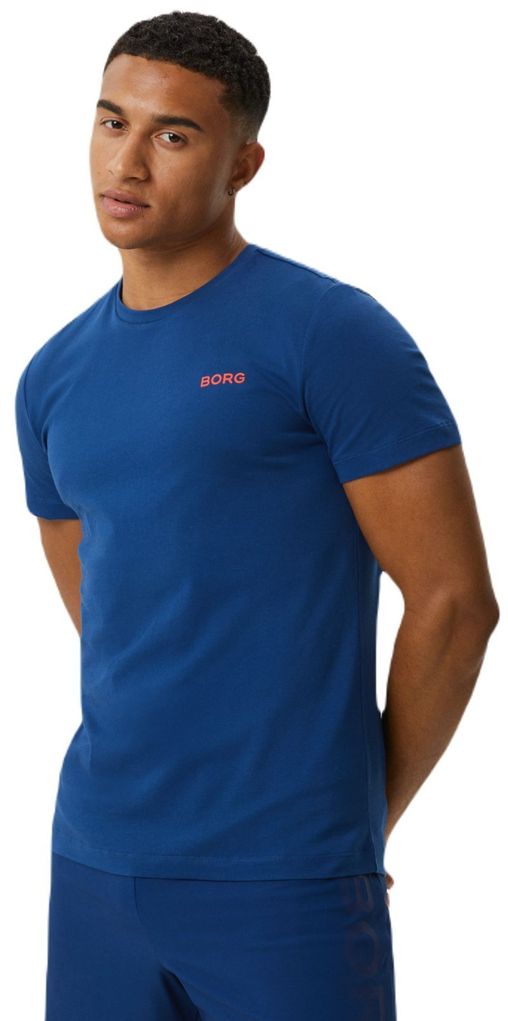 Мужская теннисная футболка Björn Borg Breeze T-Shirt - estate blue