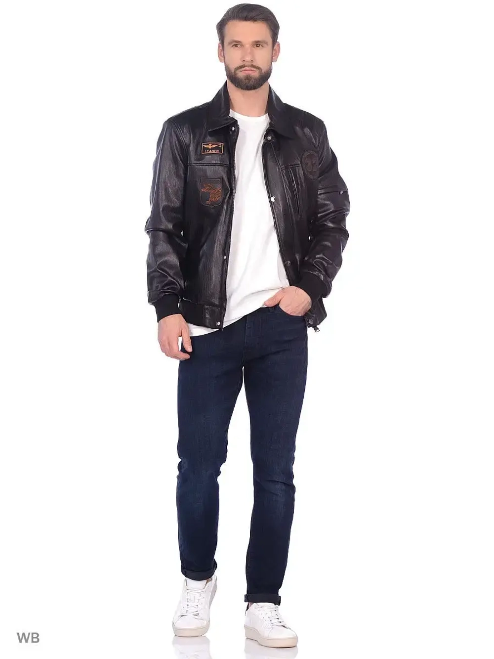 Куртка мужская из натуральной кожи