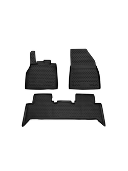 Коврики в салон для RENAULT Scenic (III, IIIr, IIIr2), 2009-2016, 3 шт. (Повышенная устойчивость, повышенная изн FORMAT.41.23.210K
