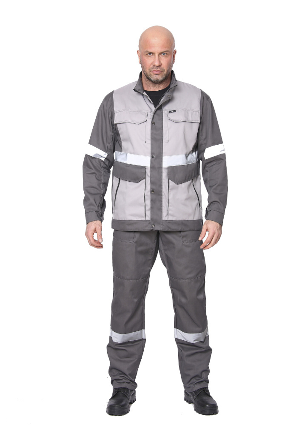 Костюм ИТР "Антарес" (смесовая/серый/т.серый)