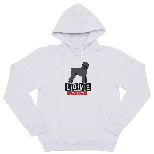 Толстовка "Черный терьер- Love"