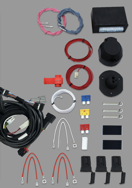 Комплект штатной электрики для фаркопа 13-pin Geely Monjaro 2021- с блоком 7.2 (premium) - КонцептАвто KA SC 132 139 604