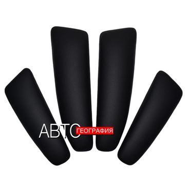 Мягкие накладки на ручки дверей Skoda Superb [B8] (2015-наст. время) из экокожи