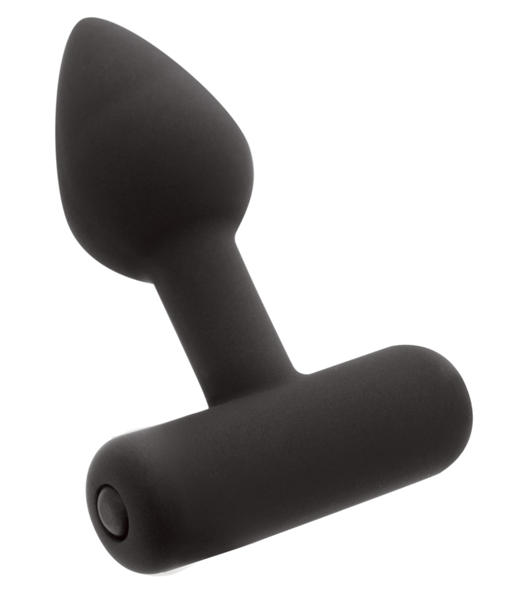 Анальная вибровтулка Erotist Shaft черная 6,9 см