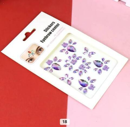 Композиции из страз №18, лиловый