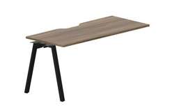 стол Arena 1580х680х750мм (с эргономичным вырезом) - приставной элемент