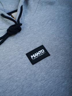 Худи MANTO LABEL OVERSIZE серая