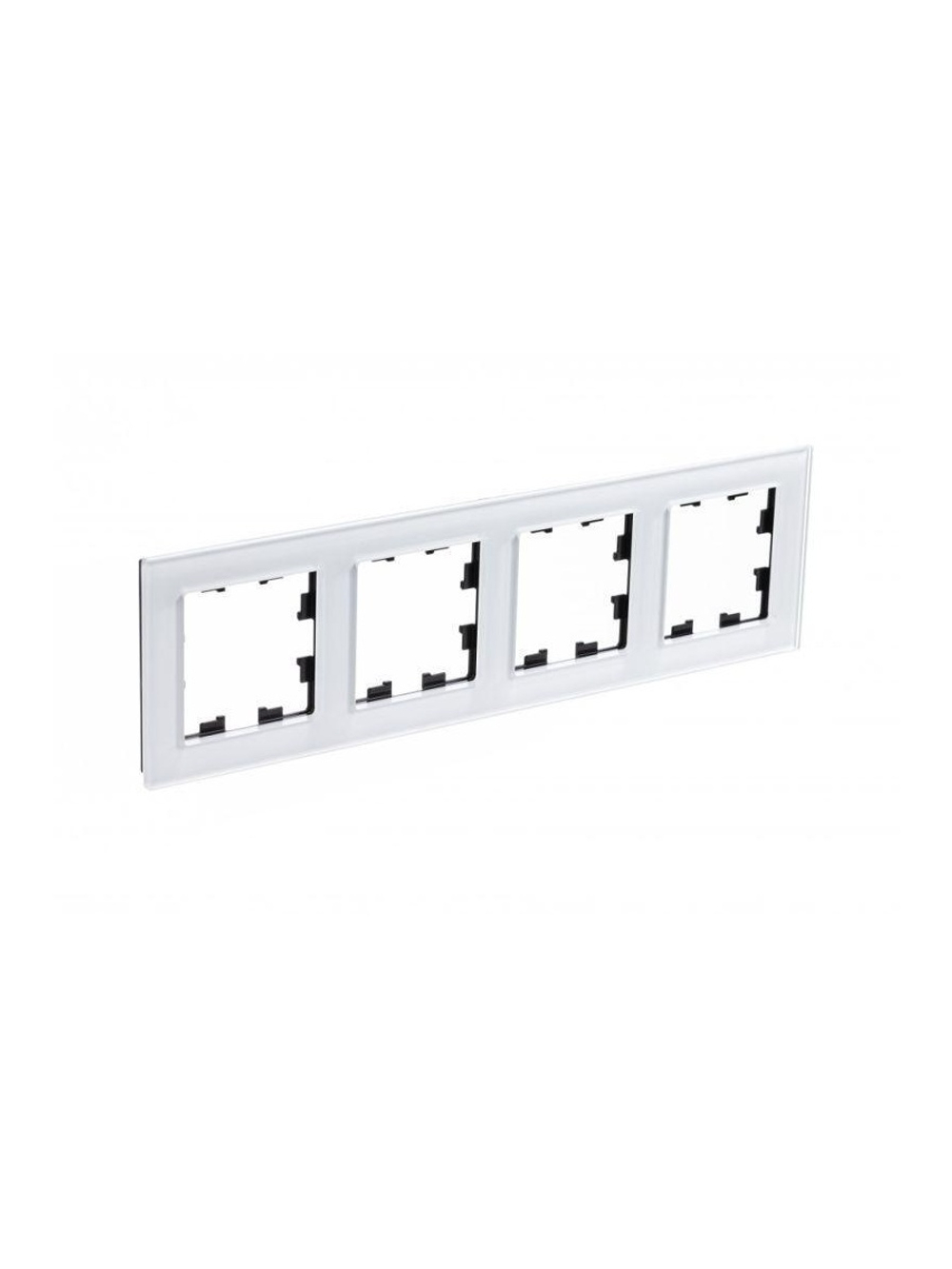 Рамка 4-м AtlasDesign Nature стекло бел. SE ATN320104