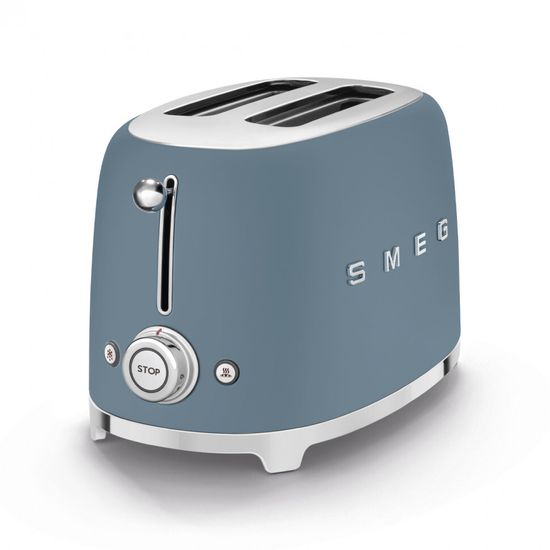 Тостер Smeg TSF01SBMEU , синий шторм матовый