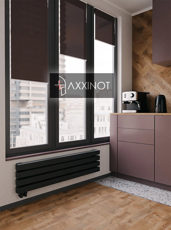 Axxinot Verde Z 800 - горизонтальный трубчатый радиатор шириной 800 мм