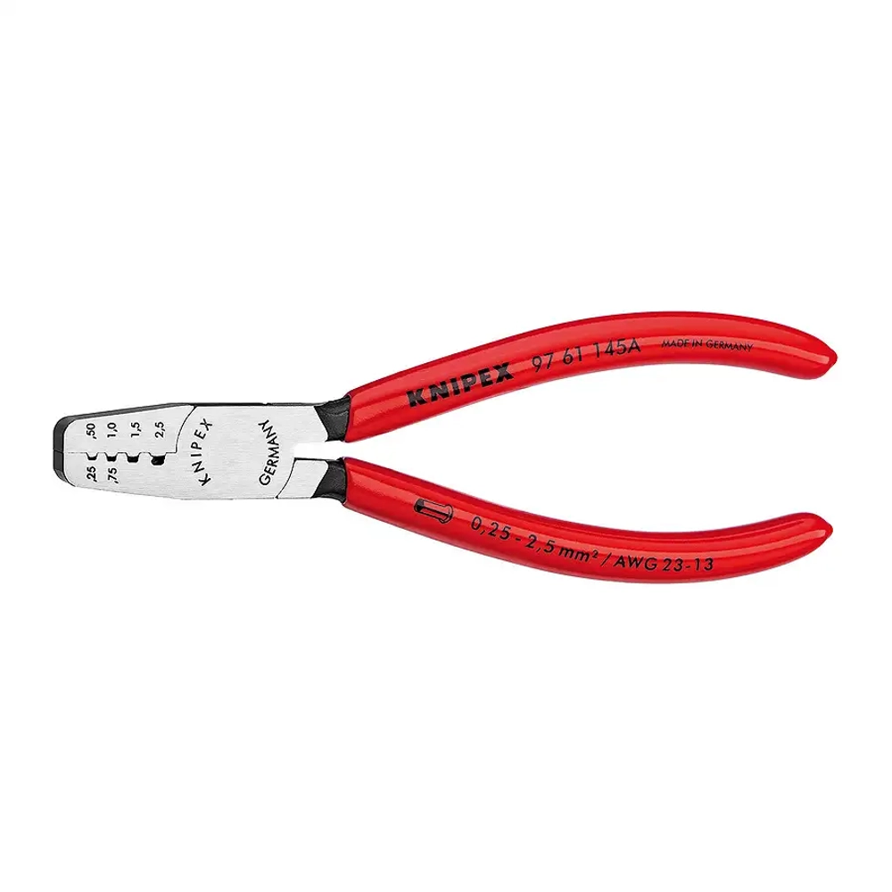 Инструмент для обжима контактных гильз 145 мм Knipex 97 61 145 A