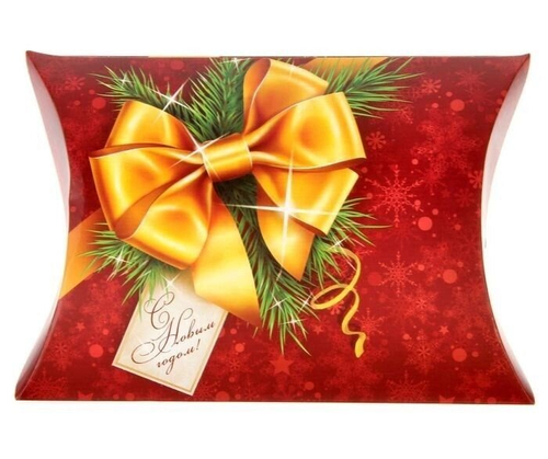 Коробка сборная фигурная "С Новым годом!"