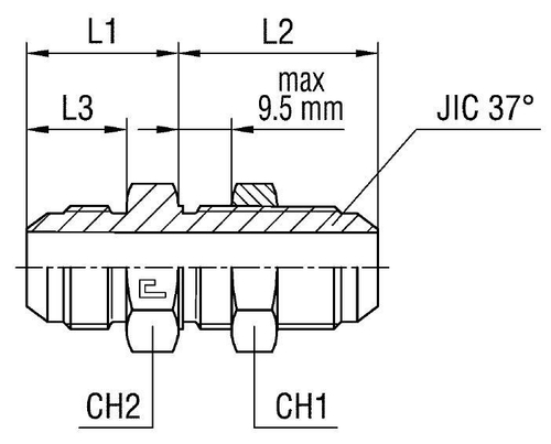 Соединение PD JIC 1.1/16"