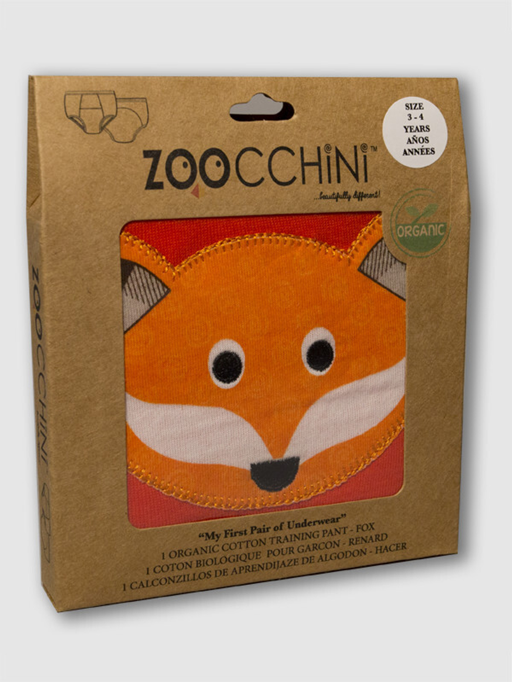 Многослойные трусы Zoocchini Лиса Финли