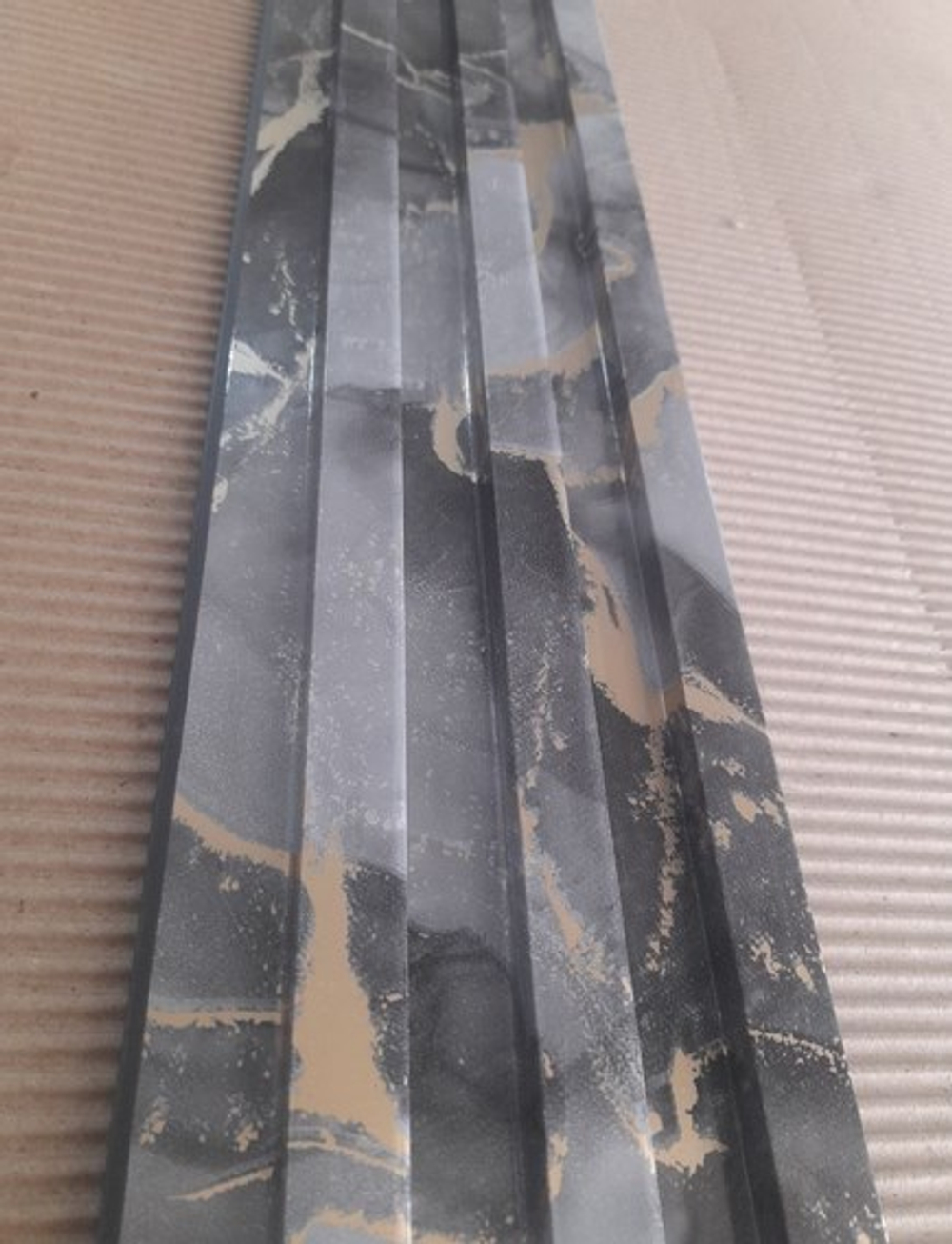 Настенно-потолочная панель 3D "Рейка", S-501-3